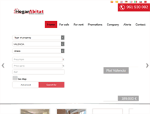 Tablet Screenshot of hogarabitatvlc.com